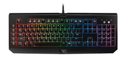 Razer BlackWidow Chroma Clicky Mechanical Gaming Keyboard - Fully Programmable a
