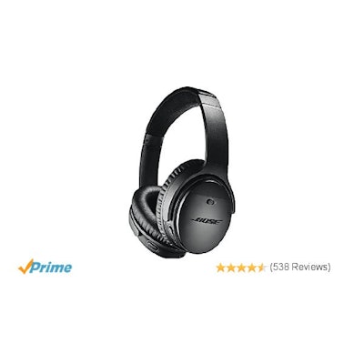 Bose QuietComfort 35 (Series II) Wireless Headphones, Noise Cancelling