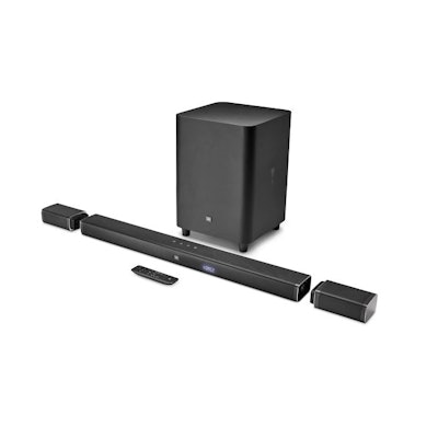 JBL Bar 5.1 | 5.1-Channel 4K Ultra HD Soundbar with True Wireless Surround Speak