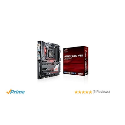 Amazon.com: Asus Rog MAXIMUS VIII FORMULA DDR4 ATX Motherboard: Computers & Acce