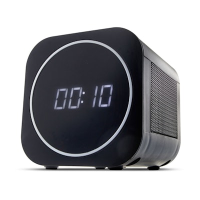 LED Digital Clock Radio FM AUX-in Portable Speaker Dual Alarm Birthday Gift  | e
