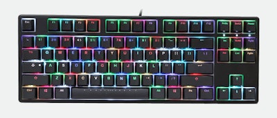 Ducky One TKL RGB LED Mechanical Keyboard (Blue Cherry MX)