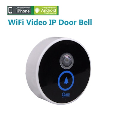 WiFi IP Video Camera Door bell Phone Rainproof Home Security Wireless Ringbel