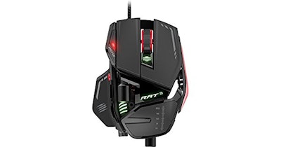 Mad Catz RAT8 Wired Optical Gaming Mouse - Black: Amazon.co.uk: PC & Video Games