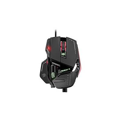 Mad Catz RAT8 Wired Optical Gaming Mouse - Black: Amazon.co.uk: PC & Video Games