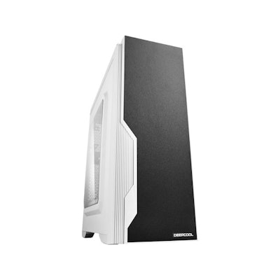DEEPCOOL DUKASE WHITE Mid Tower ATX case Black Metal Panel and All-Metal Inner S