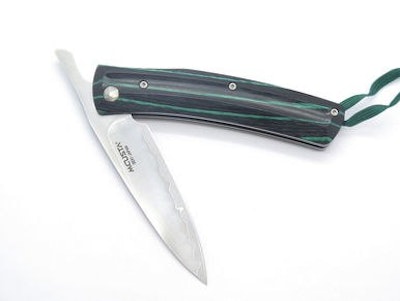 MCUSTA HIGONOKAMI GREEN WOOD & VG-10 HIGO FRICTION FOLDER POCKET KNIFE SEKI - eP