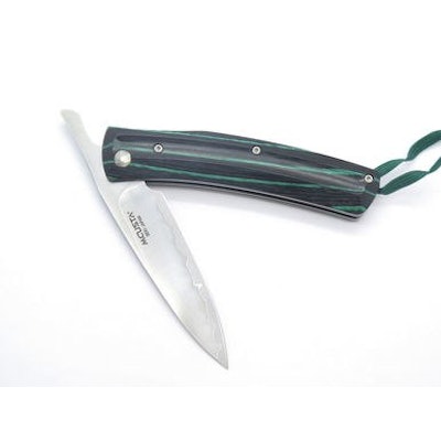 MCUSTA HIGONOKAMI GREEN WOOD & VG-10 HIGO FRICTION FOLDER POCKET KNIFE SEKI - eP