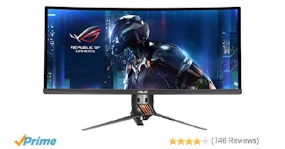Amazon.com: Asus ROG PG348Q 34-Inch Ultra-wide QHD Swift Curved Gaming Monitor: 