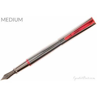 
  
    Monteverde Impressa Fountain Pen - Gunmetal/Red, Medium
  
