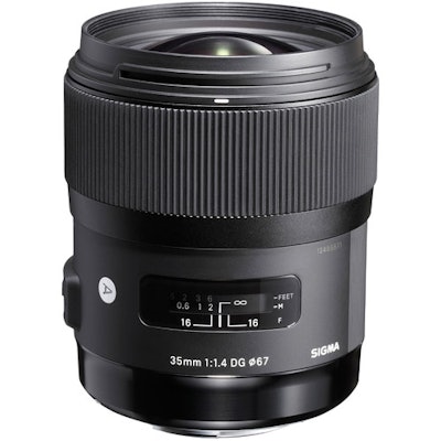Sigma 35mm f/1.4 DG HSM Art Lens for Canon DSLR Cameras 340-101