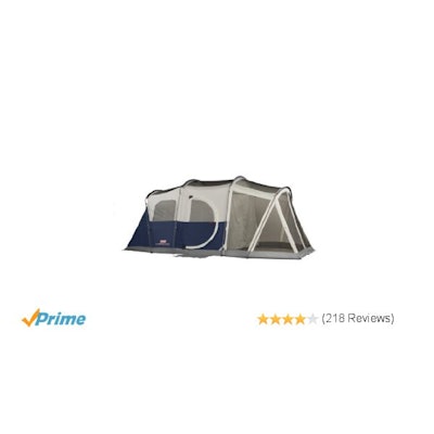 Amazon.com : Coleman Elite WeatherMaster 6 Screened Tent, Multi Colored, 6L x 9W