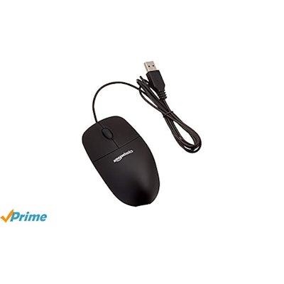 AmazonBasics 3-Button USB Wired Mouse (Black): Amazon.com.au: Electronics