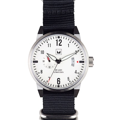 AUTOMATICA ONE White / Titanium – Mansfield Time Automatic Watches