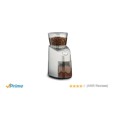 Capresso 565.05 Infinity Conical Burr Grinder, Stainless Steel