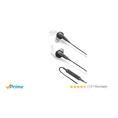 Bose SoundSport In-Ear Headphones - Samsung and Android Devices, Charcoal: Amazo
