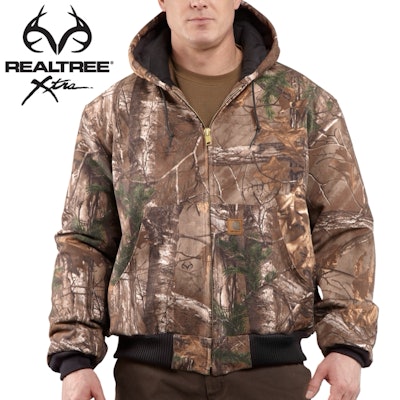Carhartt Camo Quilted Flannel-lined Active Jac