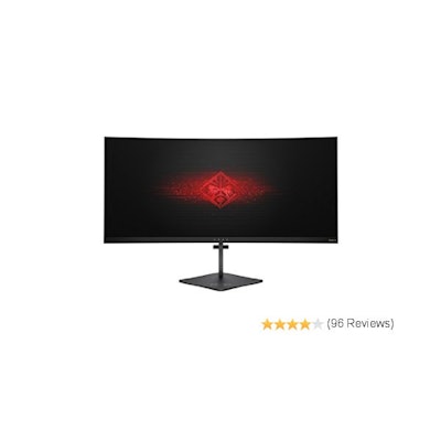OMEN X by HP 35-inch Ultra WQHD Curved Gaming Monitor 21:9, 100Hz, H