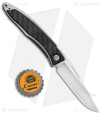 Chris Reeve Mnandi Gentleman's Knife | Carbon Fiber | Left Hand