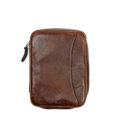 Castano Leather Robusto Cigar Case - Peter James Leather Co.