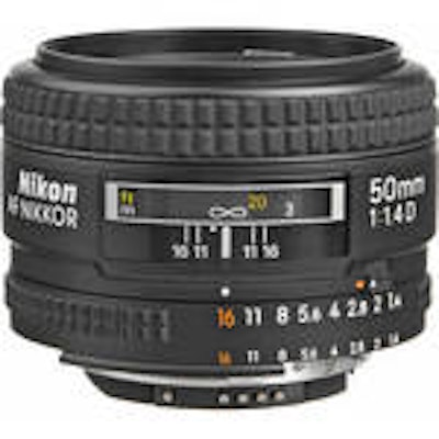 Nikon  AF NIKKOR 50mm f/1.4D Autofocus Lens 1902 B&H Photo Video