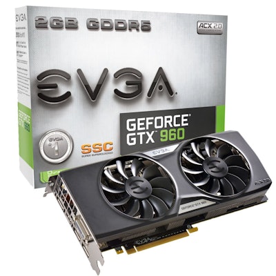 EVGA GeForce GTX 960 2GB SSC GAMING ACX 2.0+