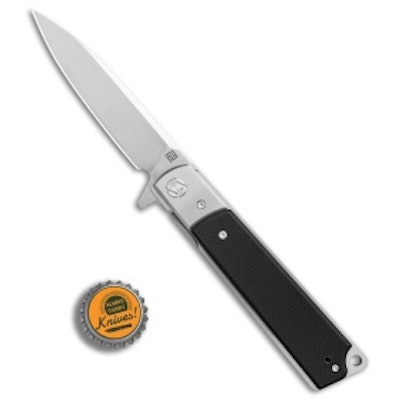 Artisan Cutlery Classic | Liner Lock Knife | Textured Black G-10