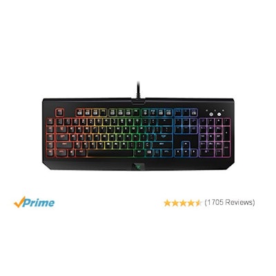 Amazon.com: Razer BlackWidow Chroma Clicky Mechanical Gaming Keyboard - Fully Pr