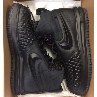 Nike Lunar Force 1 ONE Duck Boot '17 Black Anthracite Air 916682-002 SHIPS NOW  