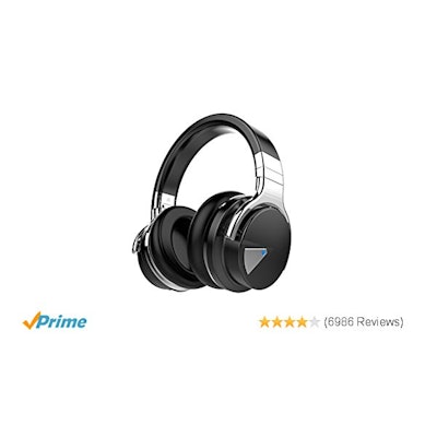 COWIN E7 Active Noise Cancelling Bluetooth Headphones with Microphon