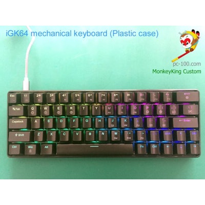 iGK64 RGB hot swappable cherry mx mechanical keyboard 