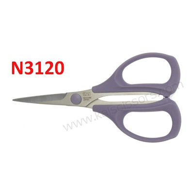 Kai N3120 4-1/2" Serrated Patchwork Scissors