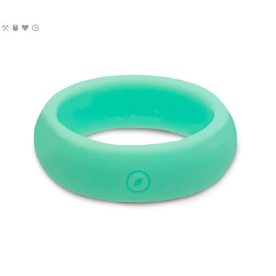 Women's Outdoors Aqua FoxFire Silicone Ring | QALO