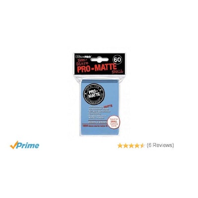 Amazon.com: Ultra-Pro Pro-Matte Sleeves - Light Blue, Small - for Yu-Gi-Oh, Card