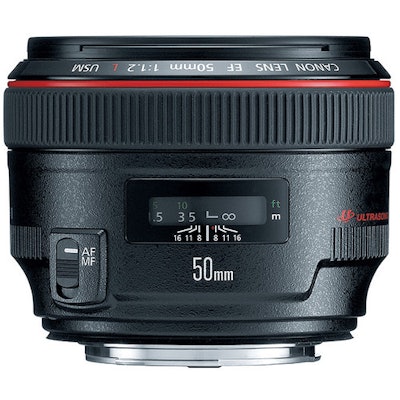 Canon  EF 50mm f/1.2L USM Lens 1257B002 B&H Photo Video