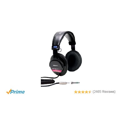 Amazon.com: Sony MDRV6 Studio Monitor Headphones with CCAW Voice Coil: Electroni
