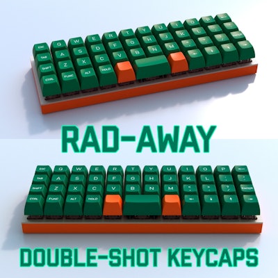 MechSupply — UKKeycaps K-Series Rad-Away Planck Keyset