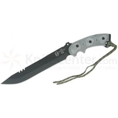 TOPS Knives Anaconda Hunters Point Fixed 9-1/2" 1095 Carbon Blade, Micarta Handl