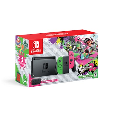 Nintendo Switch™ Splatoon 2™ Edition with Neon Green/Neon Pink Joy-Con - Walmart