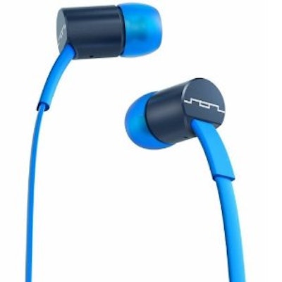 SOL REPUBLIC JAX In-Ear Headphones with 3-Button Mic and Music Control - Blue/St