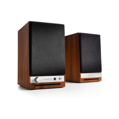 Audioengine HD3 Wireless Powered Speakers - Pair (Walnut) - Newegg.com