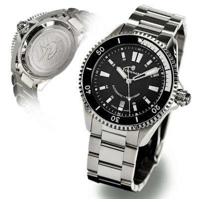 Ocean Two Black - Diver Watches  - Steinhartwatches