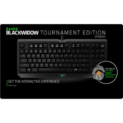 Razer BlackWidow Tournament Stealth Edition - Buy Gaming Grade Keyboard - Offici