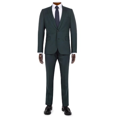 Paul Smith Men's Slim-Fit Dark Green Wool-Twill Suit