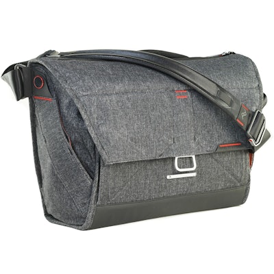 BLACK LEATHER Messenger Bag | Peak Design (instead of grey/brown fabric only)