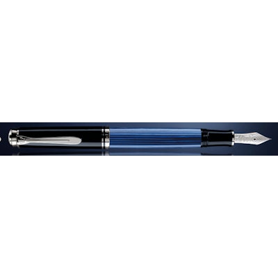 Pelikan Souverän fountain pen Black-Blue-Silver M805 