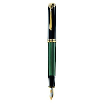 Pelikan Souverän M600 Fountain Pen - Black/ Green: Amazon.co.uk: Office 
