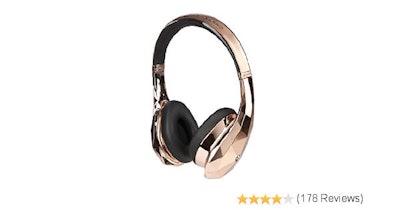 Monster Diamond Tears Edge On-Ear Headphones- Rose Gold