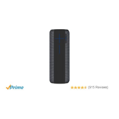 Amazon.com: UE MEGABOOM Charcoal Black Wireless Mobile Bluetooth Speaker (Waterp