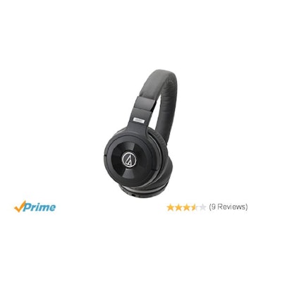 Amazon.com: Audio-Technica SOLID BASS Bluetooth wireless stereo headphone ATH-WS